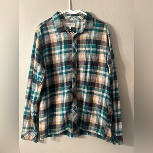 Billabong Crew Coastline Long Sleeve Mens Shirt 100% Cotton size L